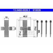 Слика 1 $на Ремонтен комплет, дискови плочки ATE 13.0460-0026.2