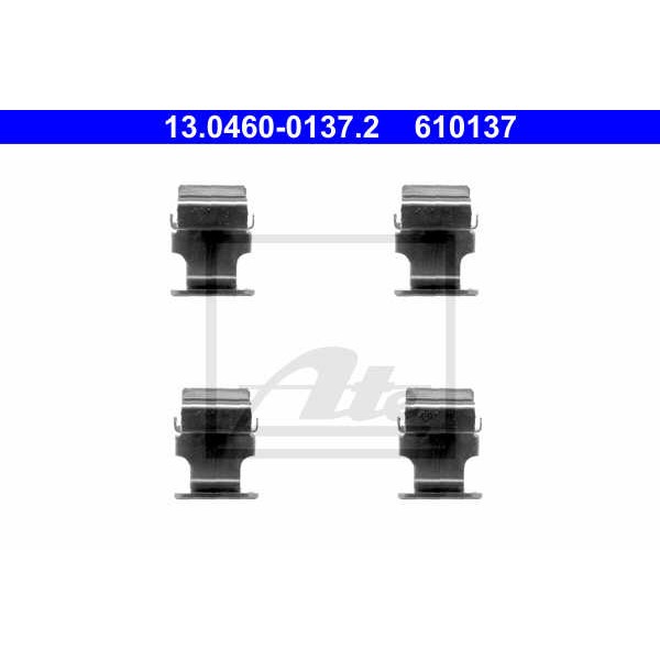 Слика на ремонтен комплет, дискови плочки ATE 13.0460-0137.2 за Mitsubishi Montero 3 (V60,V70) 3.2 DI-D (V68W, V78W) - 160 коњи дизел