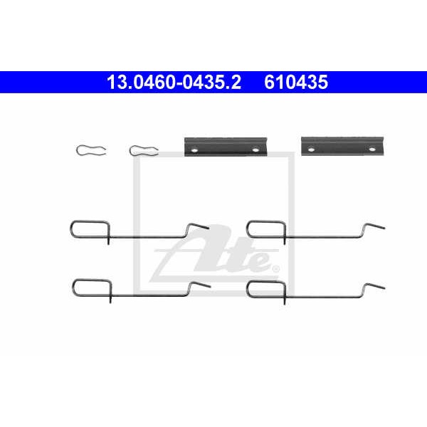 Слика на ремонтен комплет, дискови плочки ATE 13.0460-0435.2 за Citroen Saxo S0,S1 1.6 VTS - 118 коњи бензин