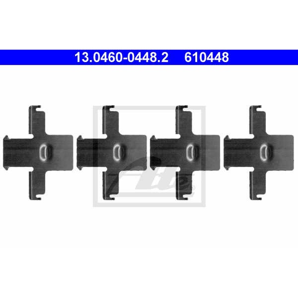 Слика на Ремонтен комплет, дискови плочки ATE 13.0460-0448.2
