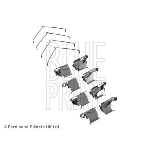 Слика на ремонтен комплет, дискови плочки BLUE PRINT ADT348612 за Toyota RAV4 (XA2) 2.0 VVTi 4WD - 150 коњи бензин