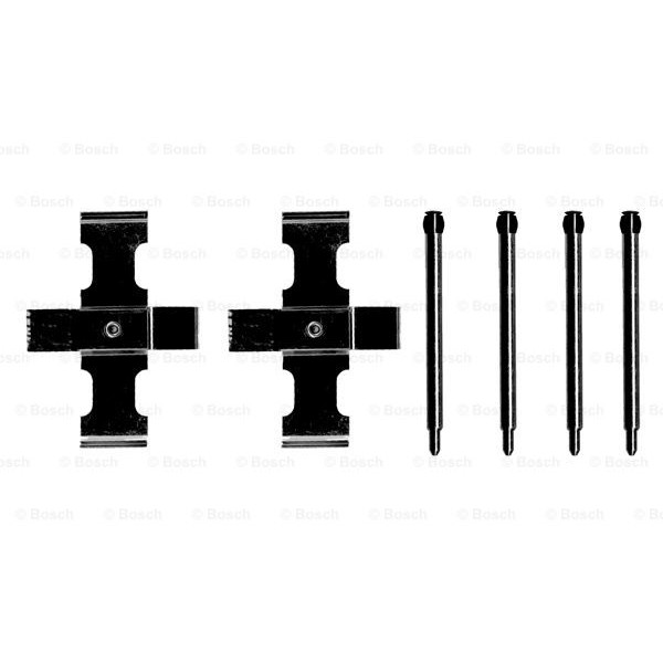 Слика на ремонтен комплет, дискови плочки BOSCH 1 987 474 066 за BMW 5 Sedan (E28) 535 i, M 535 i - 220 коњи бензин