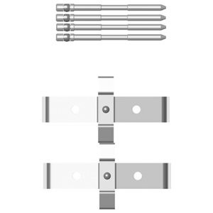 Слика на ремонтен комплет, дискови плочки DELPHI LX0469 за Alfa Romeo 159 Sportwagon 2.4 JTDM Q4 - 210 коњи дизел