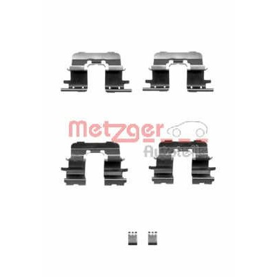 Слика на Ремонтен комплет, дискови плочки METZGER 109-1290