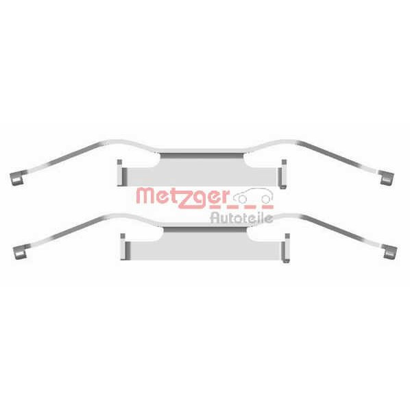 Слика на ремонтен комплет, дискови плочки METZGER 109-1680 за Fiat Doblo Cargo 263 1.3 D Multijet - 90 коњи дизел