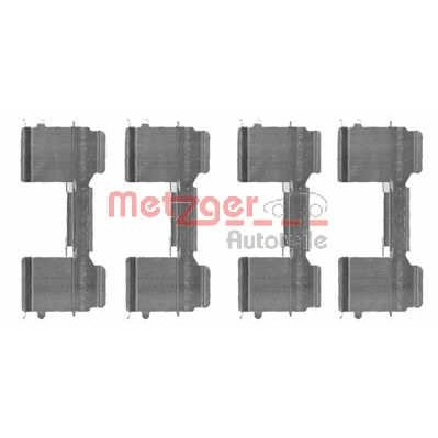 Слика на ремонтен комплет, дискови плочки METZGER 109-1726 за Fiat Ducato BOX 250 115 Multijet 2,0 D - 116 коњи дизел