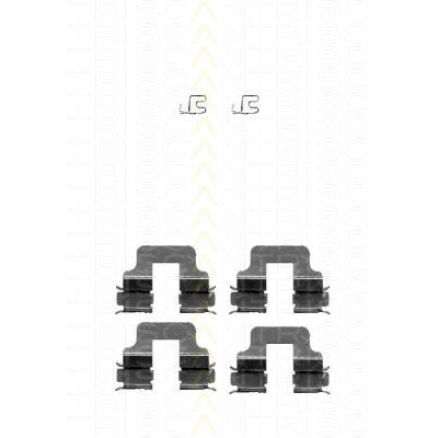 Слика на Ремонтен комплет, дискови плочки TRISCAN 8105 101619