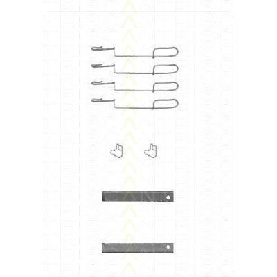 Слика на Ремонтен комплет, дискови плочки TRISCAN 8105 231587