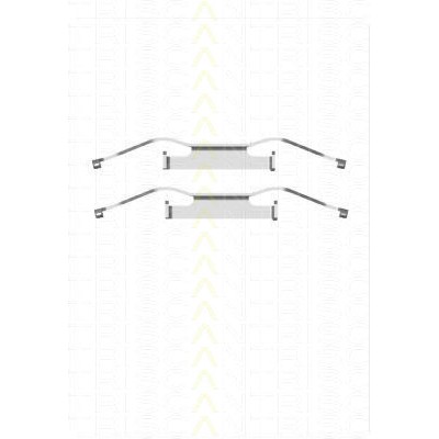 Слика на ремонтен комплет, дискови плочки TRISCAN 8105 291607 за VW Transporter T4 Box 1.9 D - 60 коњи дизел