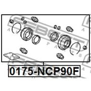 Слика 2 $на Ремонтен комплет, сопирачки апарат FEBEST 0175-NCP90F