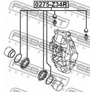 Слика 2 $на Ремонтен комплет, сопирачки апарат FEBEST 0275-Z34R
