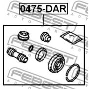 Слика 2 на ремонтен комплет, сопирачки апарат FEBEST 0475-DAR