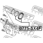 Слика 2 $на Ремонтен комплет, сопирачки апарат FEBEST 0775-SX4F