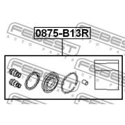 Слика 2 на ремонтен комплет, сопирачки апарат FEBEST 0875-B13R