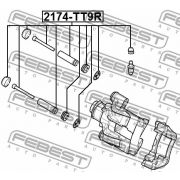 Слика 2 на ремонтен комплет, сопирачки апарат FEBEST 2174-TT9R