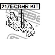 Слика 2 на ремонтен комплет, сопирачки апарат FEBEST 2176-CDHR-KIT