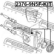 Слика 2 на ремонтен комплет, сопирачки апарат FEBEST 2376-9N5F-KIT