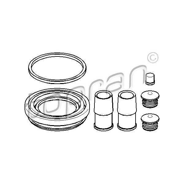 Слика на ремонтен комплет, сопирачки апарат TOPRAN 108 345 за Seat Toledo 2 Saloon (1M2) 1.9 TDI - 130 коњи дизел
