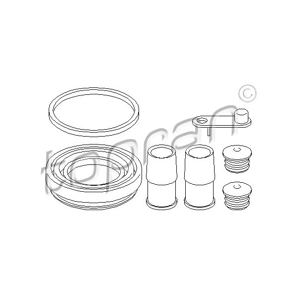 Слика на ремонтен комплет, сопирачки апарат TOPRAN 108 348 за Audi A3 (8L1) 1.9 TDI - 110 коњи дизел
