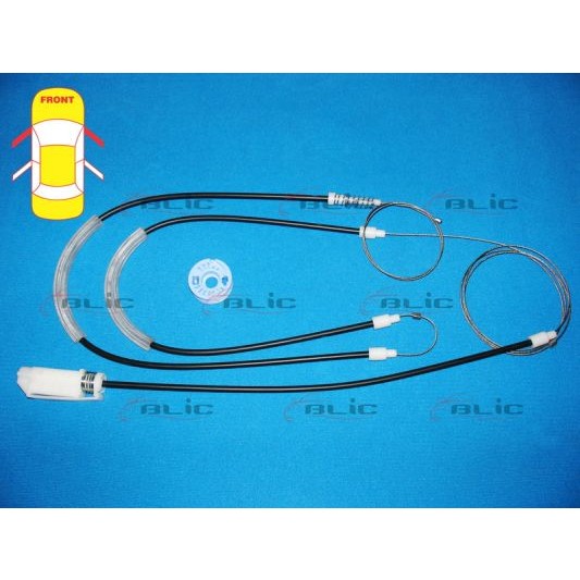 Слика на ремонтен к-ет, подигач на стакло BLIC 6205-02-035812P за Mercedes CLK (c209) 280 (209.354) - 231 коњи бензин