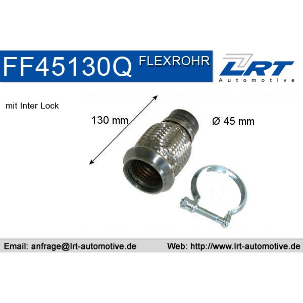 Слика на ремонтна цевка, катализатор LRT FF45130Q за Peugeot 806 2.0 16V - 132 коњи бензин