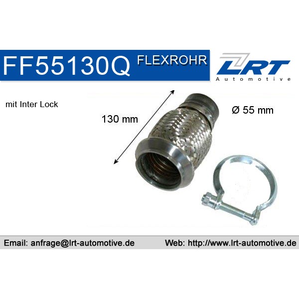 Слика на ремонтна цевка, катализатор LRT FF55130Q за Citroen C8 EA,EB 2.0 - 136 коњи бензин