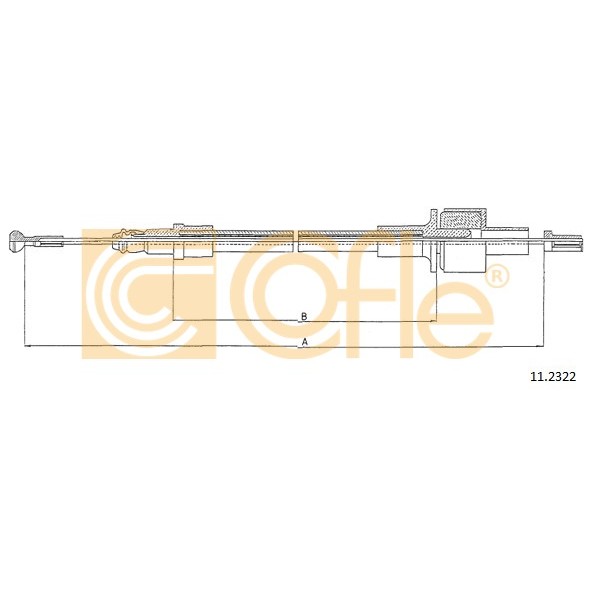 Слика на сајла, кумплуг COFLE 11.2322 за Ford Escort 5 Break (gal,avl) 1.8 D - 60 коњи дизел