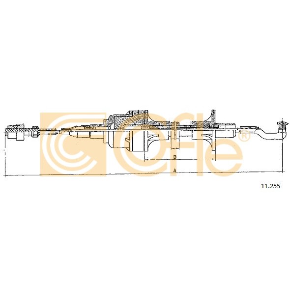 Слика на сајла, кумплуг COFLE 11.255 за Ford Mondeo 2 Estate (BNP) 1.8 i - 115 коњи бензин