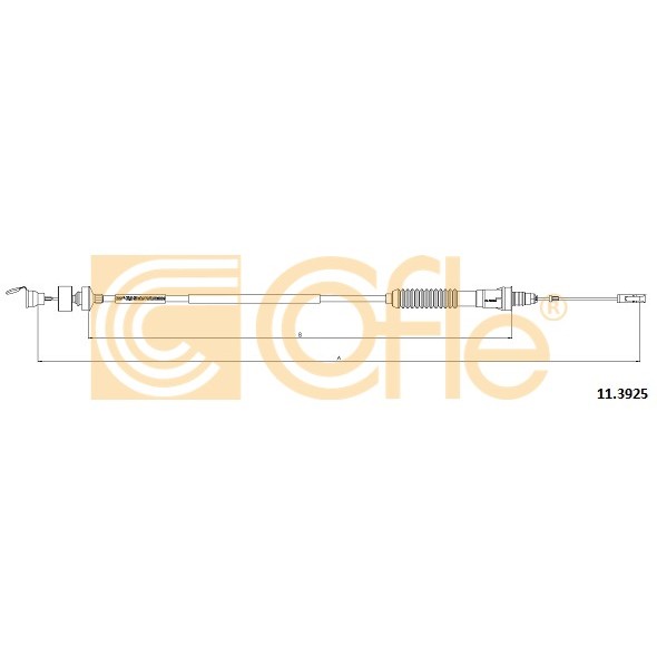 Слика на сајла, кумплуг COFLE 11.3925 за Citroen Jumpy Platform 2.0 HDi 110 16V - 109 коњи дизел