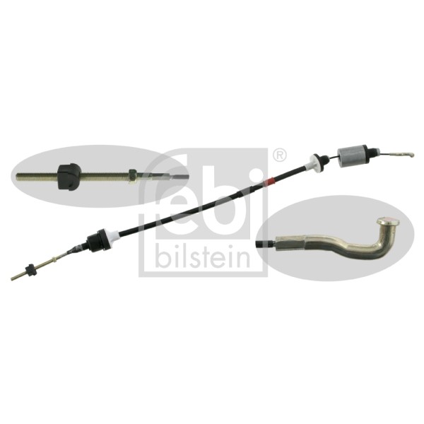 Слика на сајла, кумплуг FEBI BILSTEIN 04207 за Opel Vectra A 2.0 i 4x4 - 129 коњи бензин