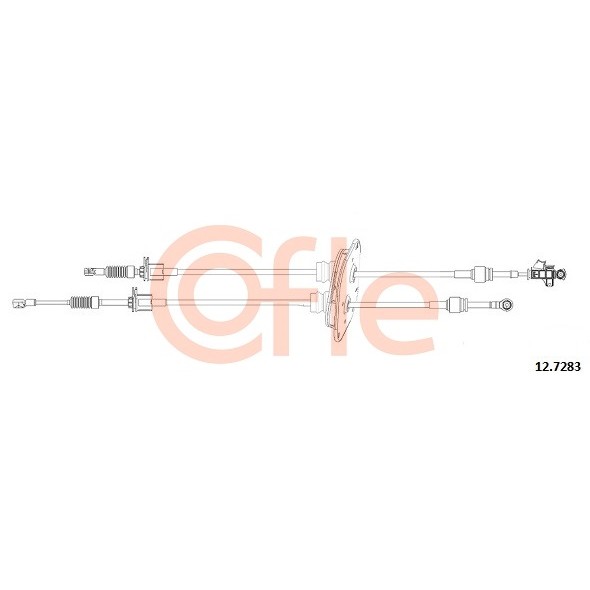 Слика на сајла за менувач COFLE 12.7283 за Peugeot Boxer Box (230L) 2.5 TDI 4x4 - 107 коњи дизел