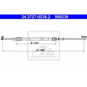 Слика 1 $на Сајла за рачна кочница ATE 24.3727-0238.2