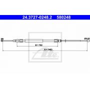 Слика 1 $на Сајла за рачна кочница ATE 24.3727-0248.2