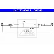 Слика 1 $на Сајла за рачна кочница ATE 24.3727-0346.2