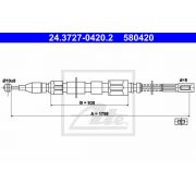 Слика 1 $на Сајла за рачна кочница ATE 24.3727-0420.2