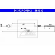 Слика 1 на Сајла за рачна кочница ATE 24.3727-0530.2