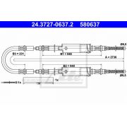 Слика 1 $на Сајла за рачна кочница ATE 24.3727-0637.2