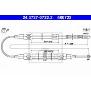 Слика 1 на Сајла за рачна кочница ATE 24.3727-0722.2