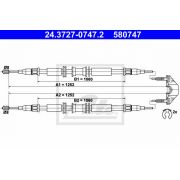 Слика 1 $на Сајла за рачна кочница ATE 24.3727-0747.2