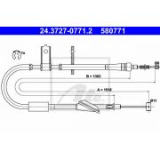 Слика 1 $на Сајла за рачна кочница ATE 24.3727-0771.2