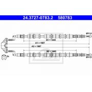 Слика 1 на Сајла за рачна кочница ATE 24.3727-0783.2