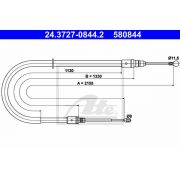 Слика 1 $на Сајла за рачна кочница ATE 24.3727-0844.2