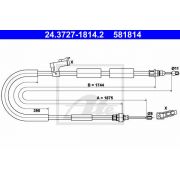 Слика 1 $на Сајла за рачна кочница ATE 24.3727-1814.2