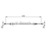 Слика 1 на Сајла за рачна кочница BOSCH 1 987 477 565