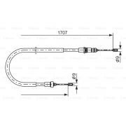 Слика 1 $на Сајла за рачна кочница BOSCH 1 987 477 587