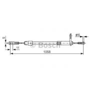 Слика 1 на Сајла за рачна кочница BOSCH 1 987 477 849