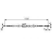 Слика 1 $на Сајла за рачна кочница BOSCH 1 987 477 882