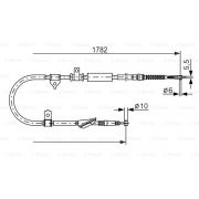 Слика 1 на Сајла за рачна кочница BOSCH 1 987 477 889