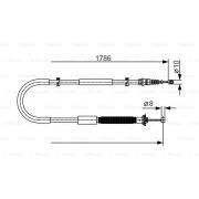 Слика 1 $на Сајла за рачна кочница BOSCH 1 987 477 910