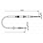 Слика 1 на Сајла за рачна кочница BOSCH 1 987 477 959